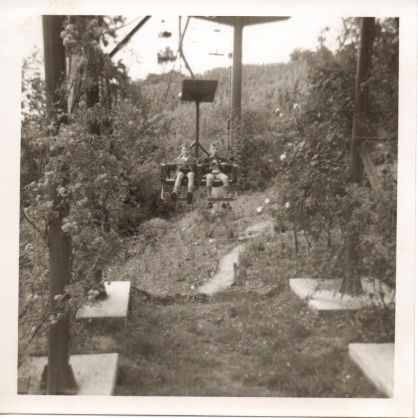 on chairlift Boppard 1960